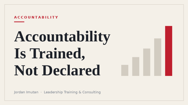 Accountability Is a Skill. Almost No One Practices&nbsp;It.